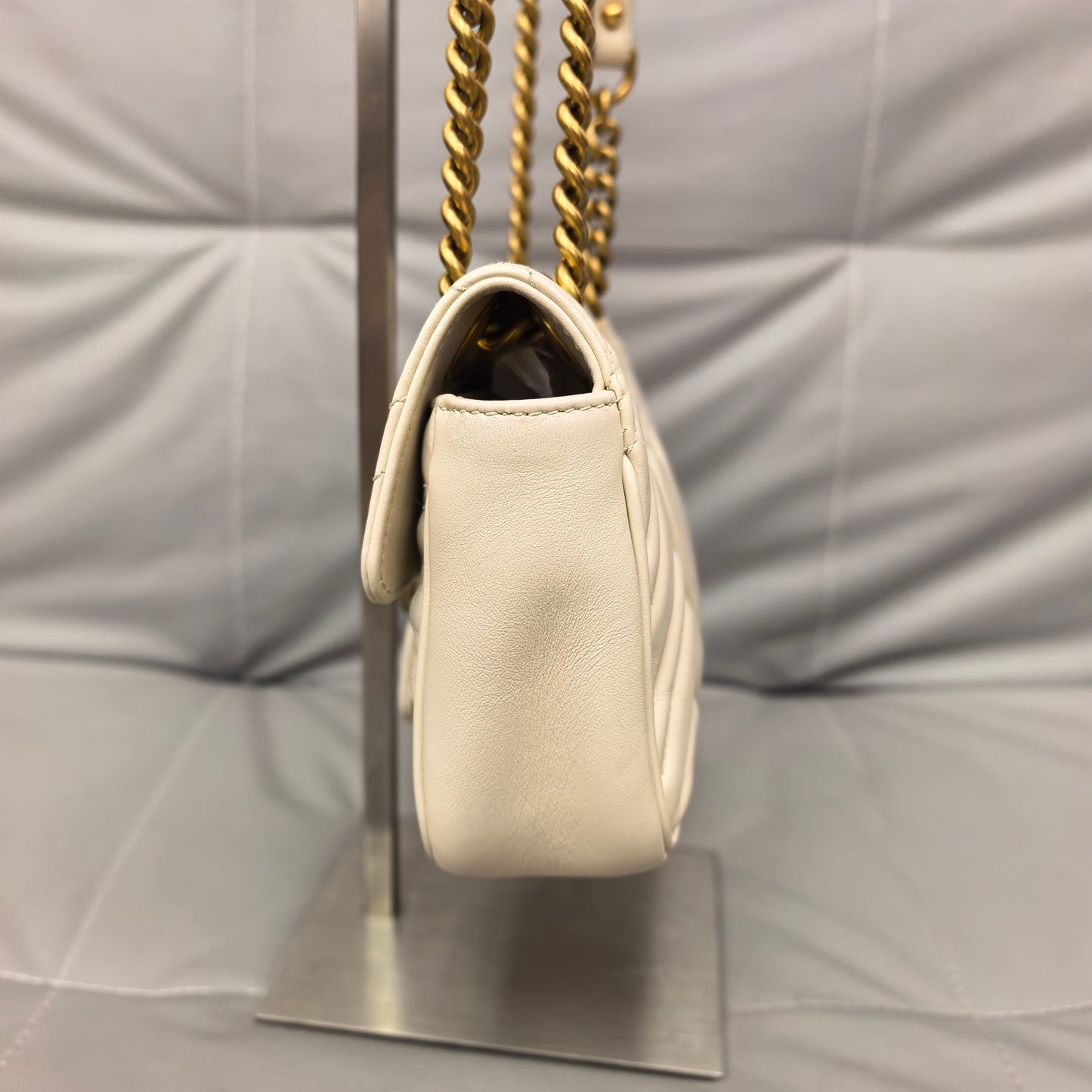 Gucci - Marmont - Leather - Beige - (small)