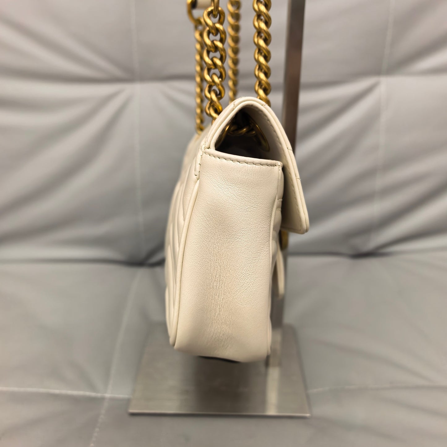 Gucci - Marmont - Leather - Beige - (small)