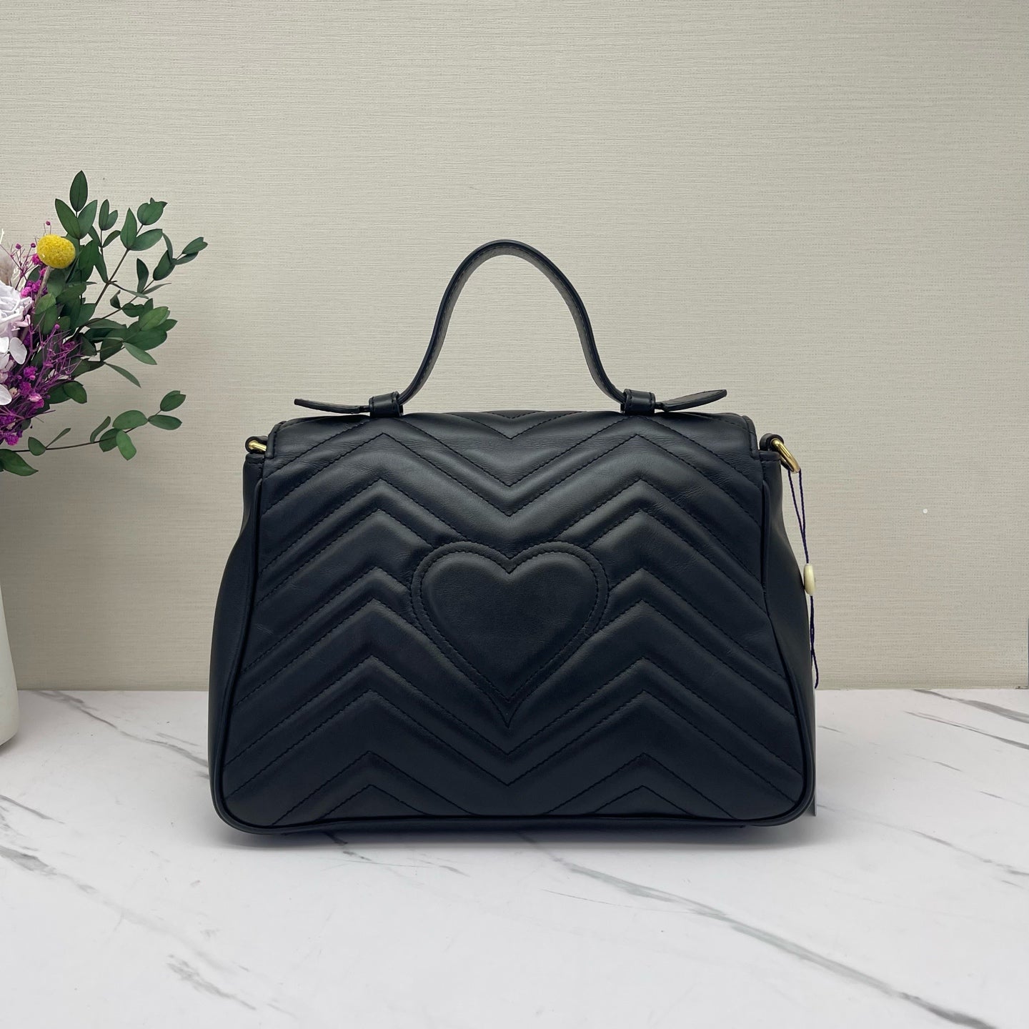 Gucci - Marmont - Leather - Black - (large)