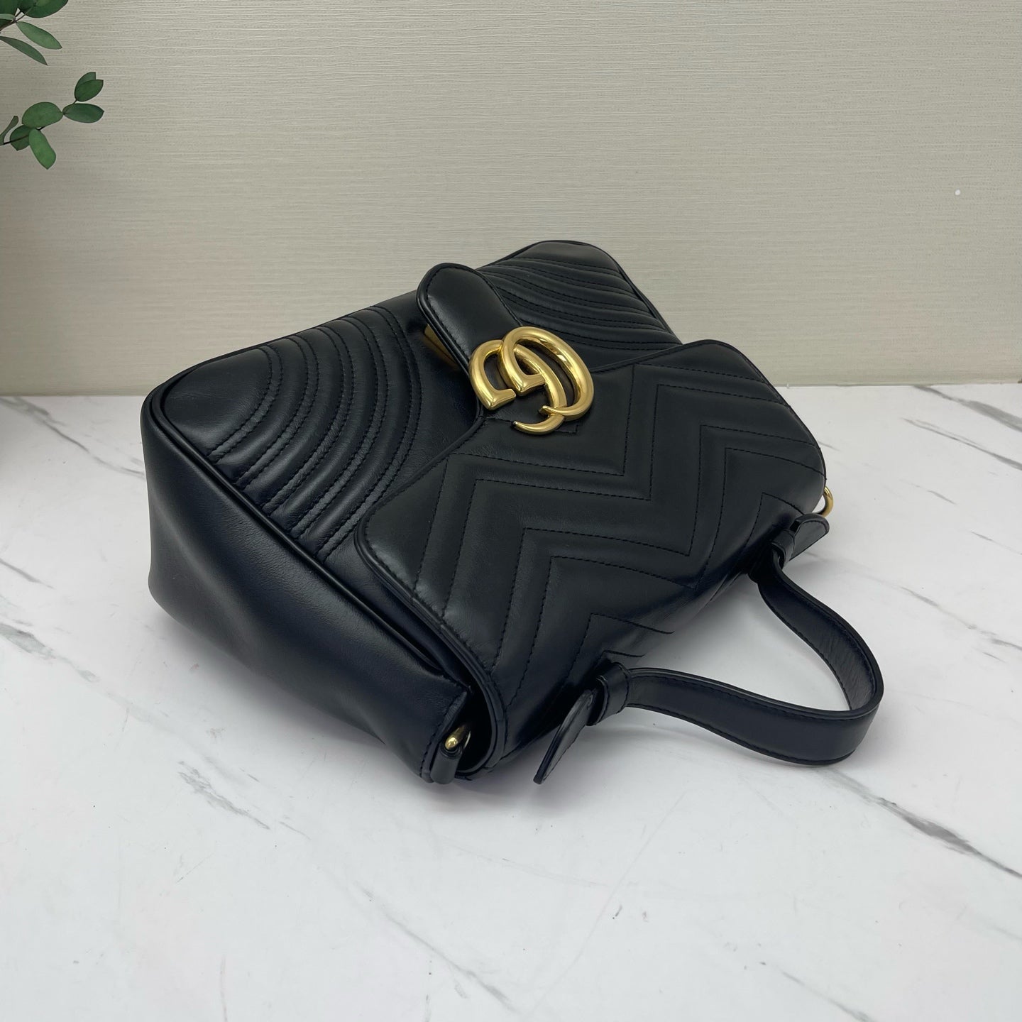 Gucci - Marmont - Leather - Black - (large)