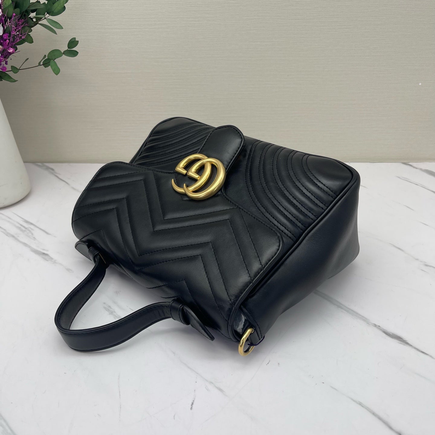 Gucci - Marmont - Leather - Black - (large)
