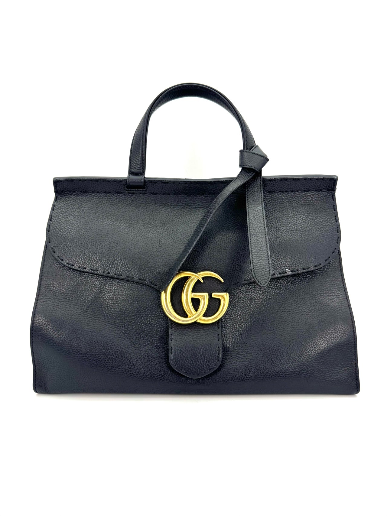 Gucci - Marmont - Leather - Black - (large)
