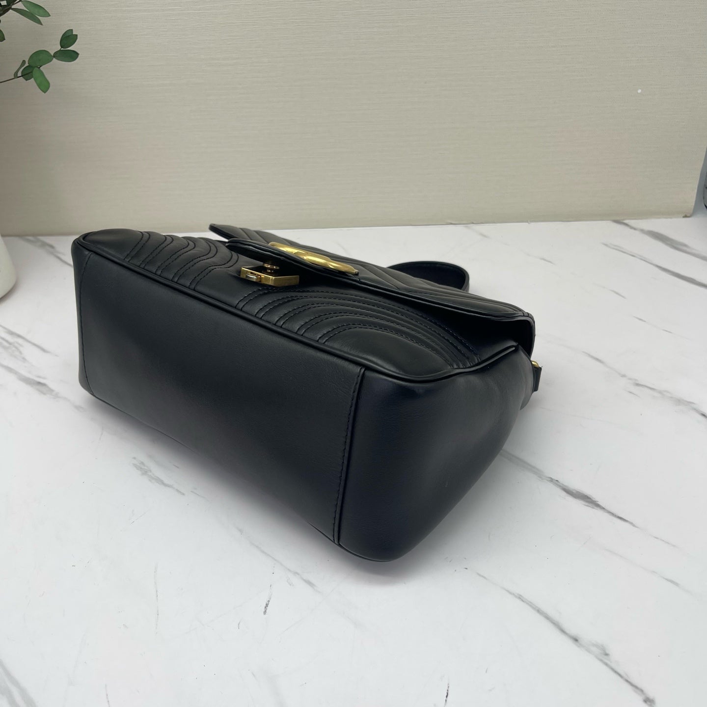 Gucci - Marmont - Leather - Black - (large)