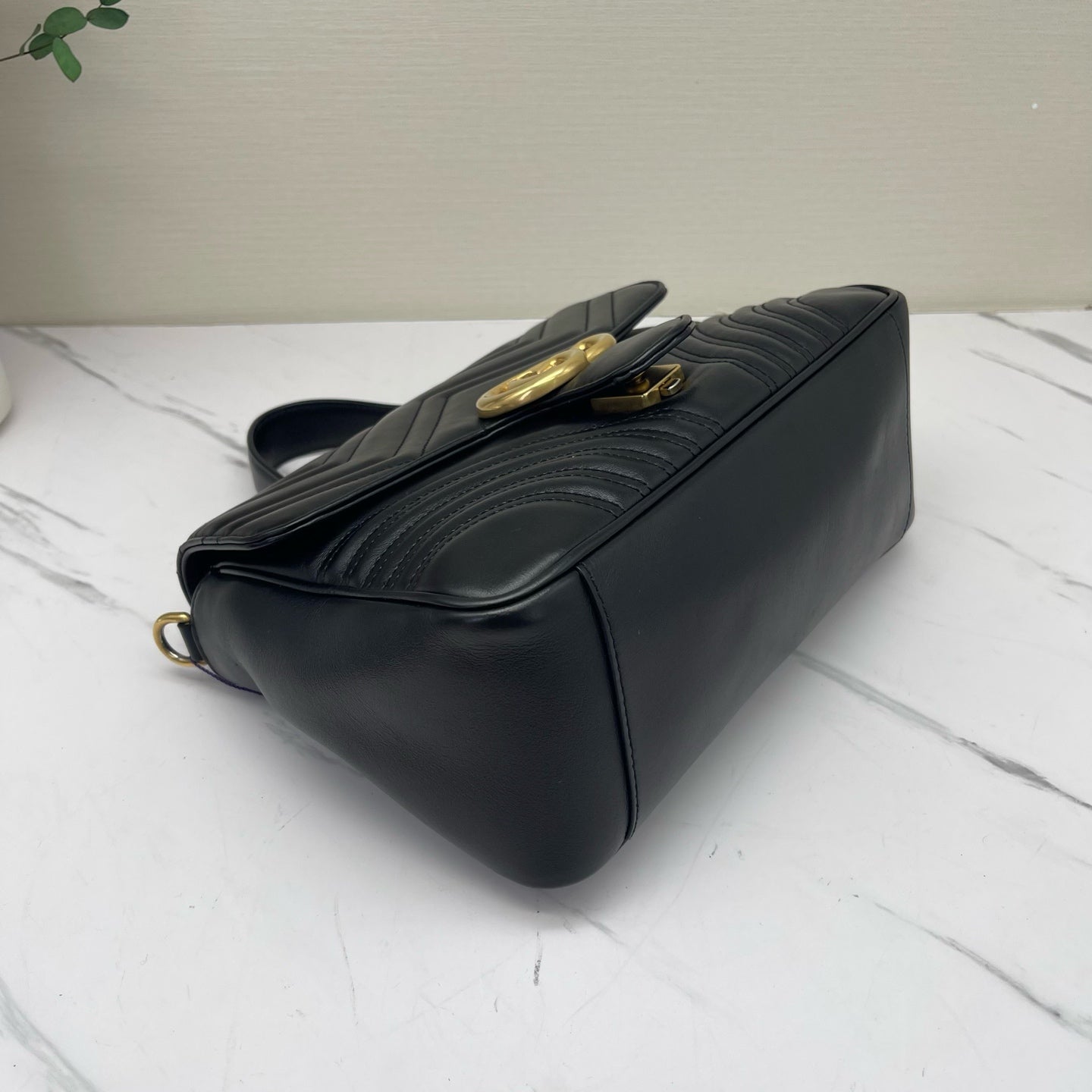 Gucci - Marmont - Leather - Black - (large)
