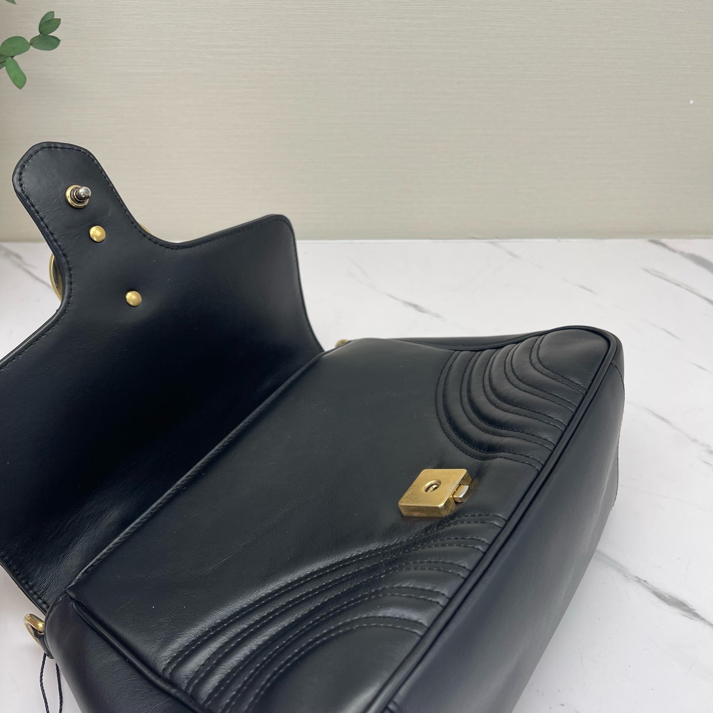 Gucci - Marmont - Leather - Black - (large)