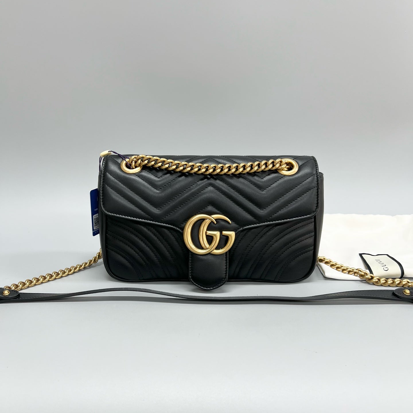 Gucci - Marmont - Leather - Black - (medium)