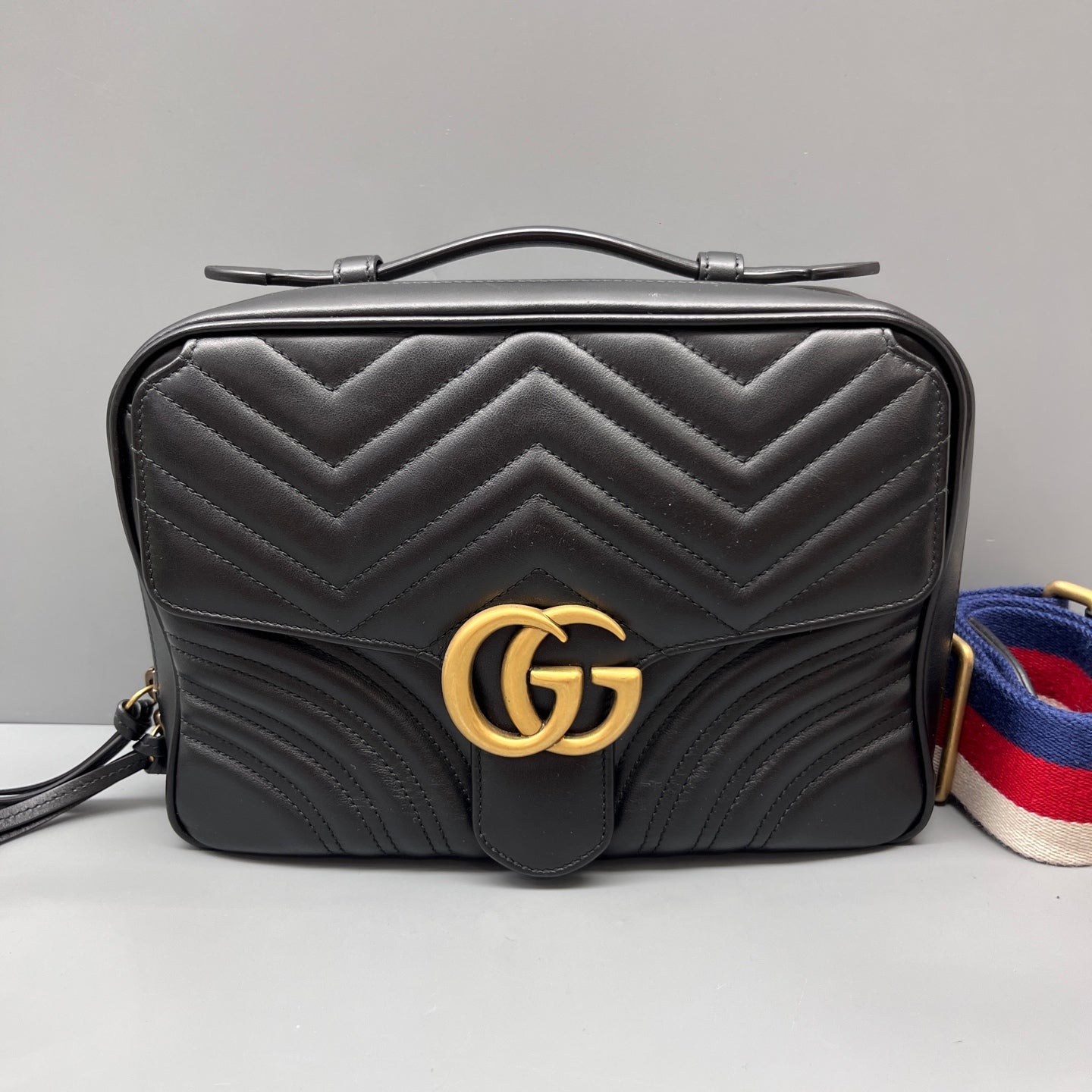 Gucci - Marmont - Leather - Black - (medium)