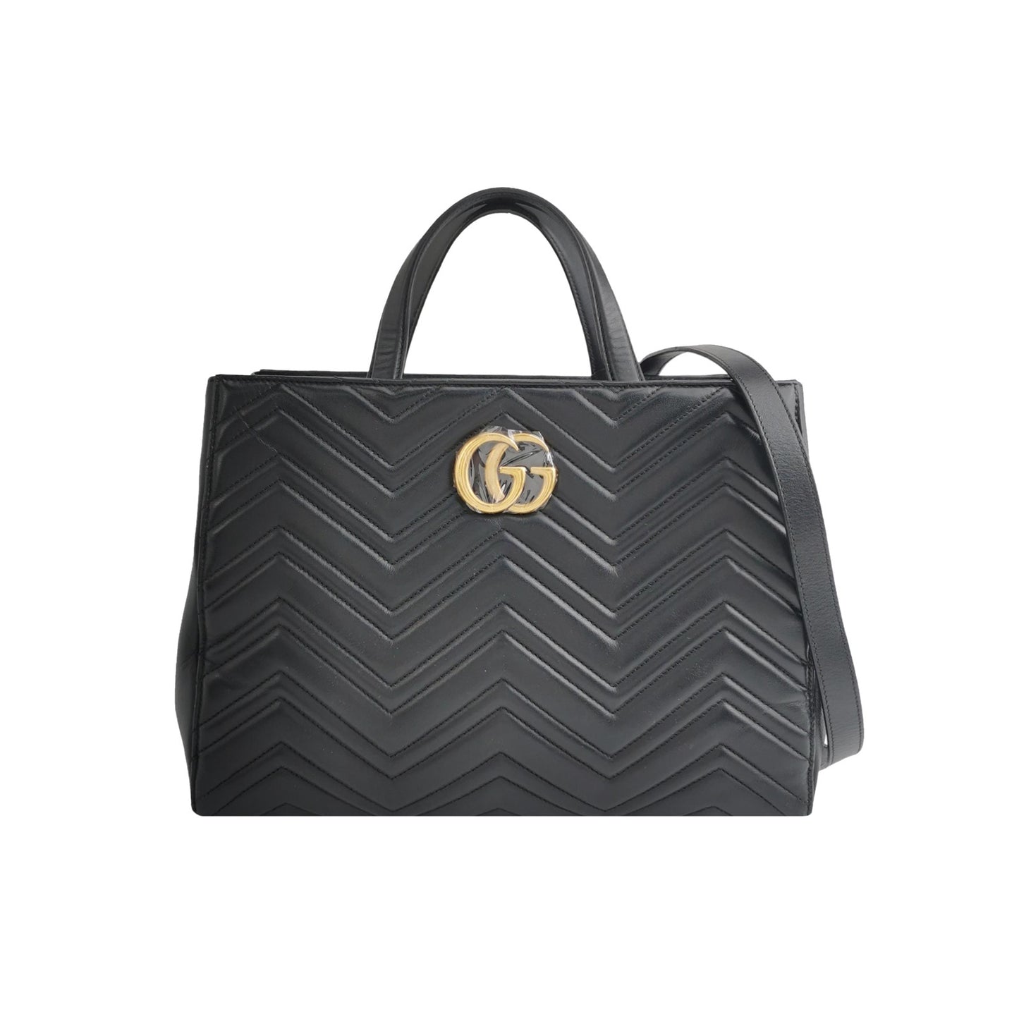 Gucci - Marmont - Leather - Black - (medium)