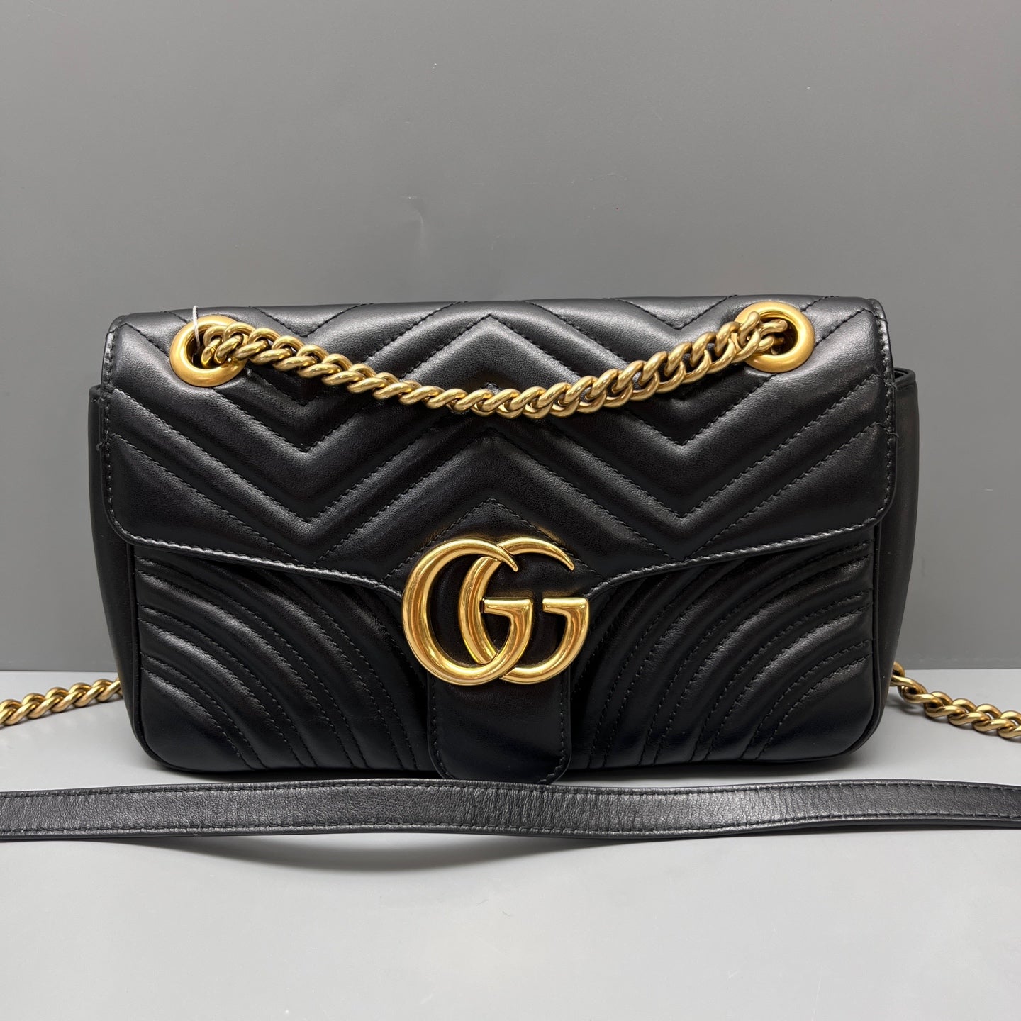 Gucci - Marmont - Leather - Black - (medium)