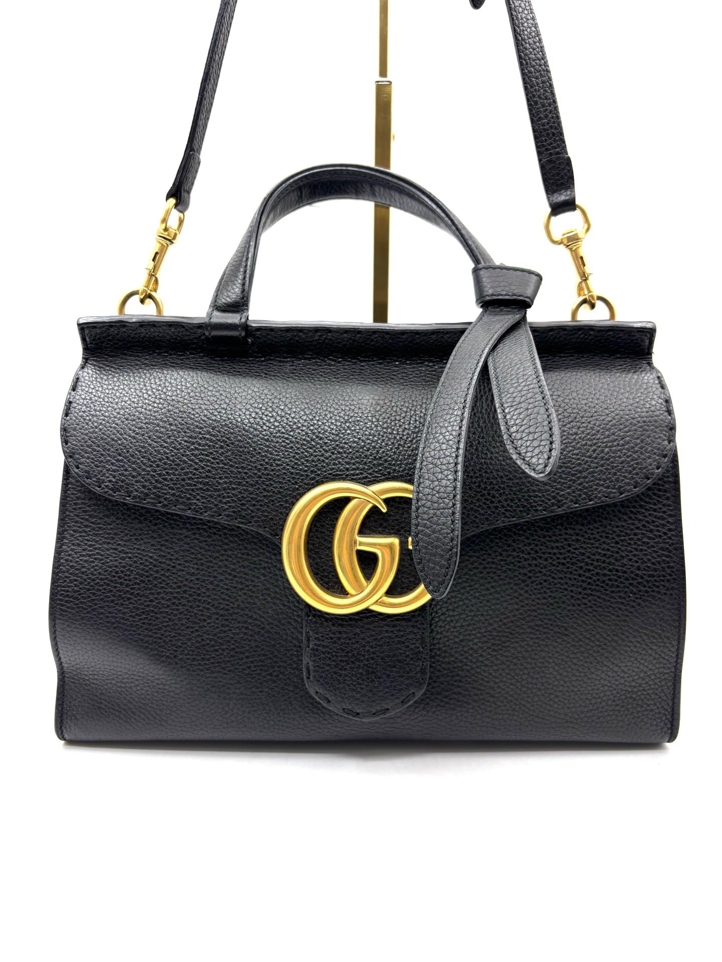 Gucci - Marmont - Leather - Black - (medium)