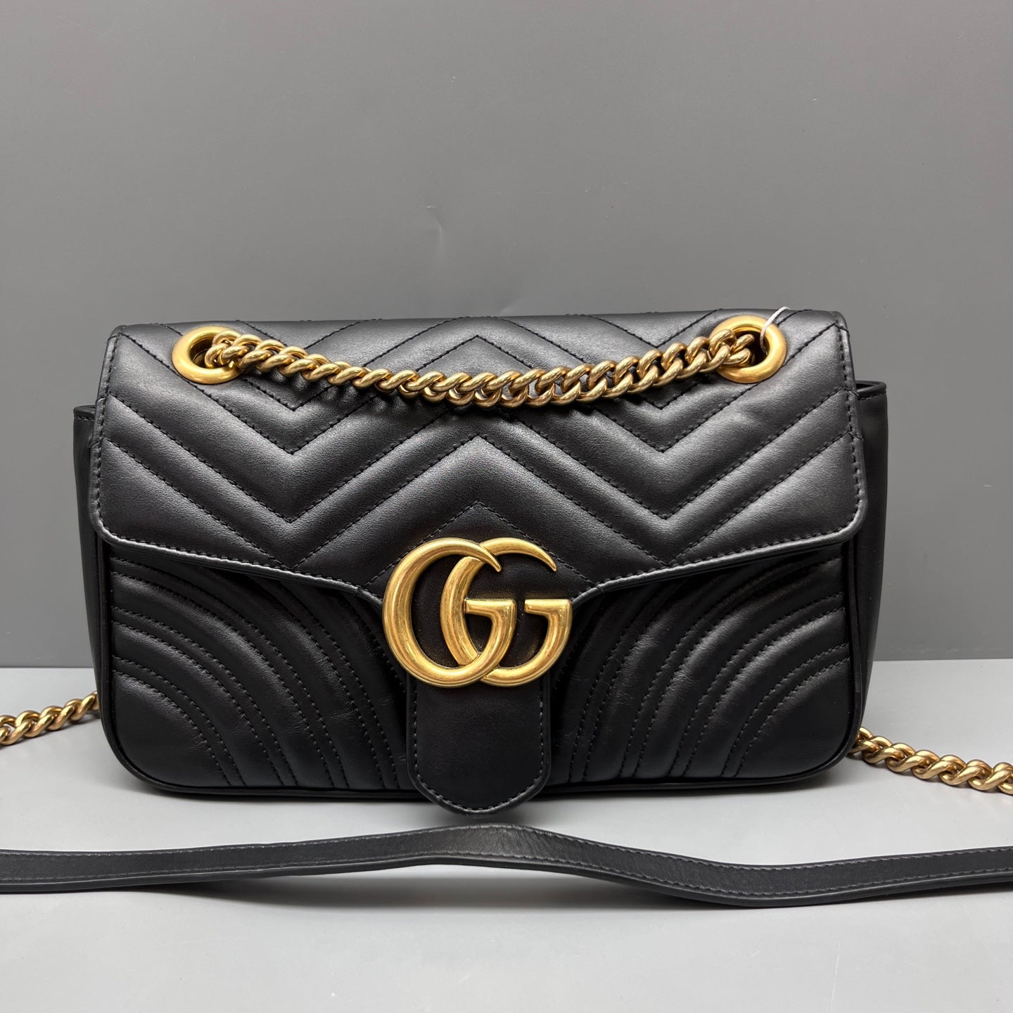 Gucci - Marmont - Leather - Black - (medium)