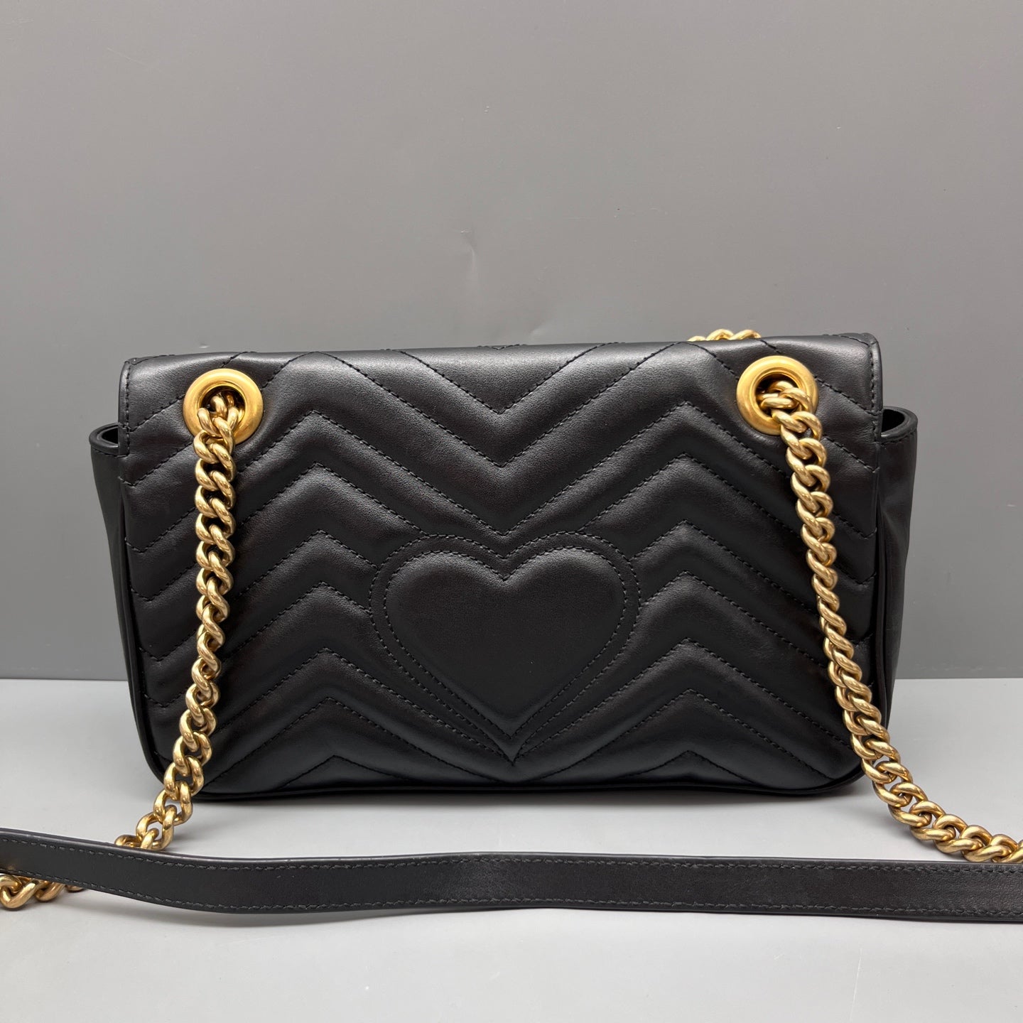 Gucci - Marmont - Leather - Black - (medium)