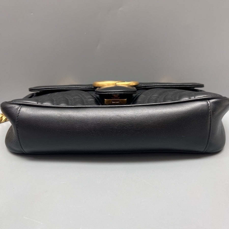 Gucci - Marmont - Leather - Black - (medium)