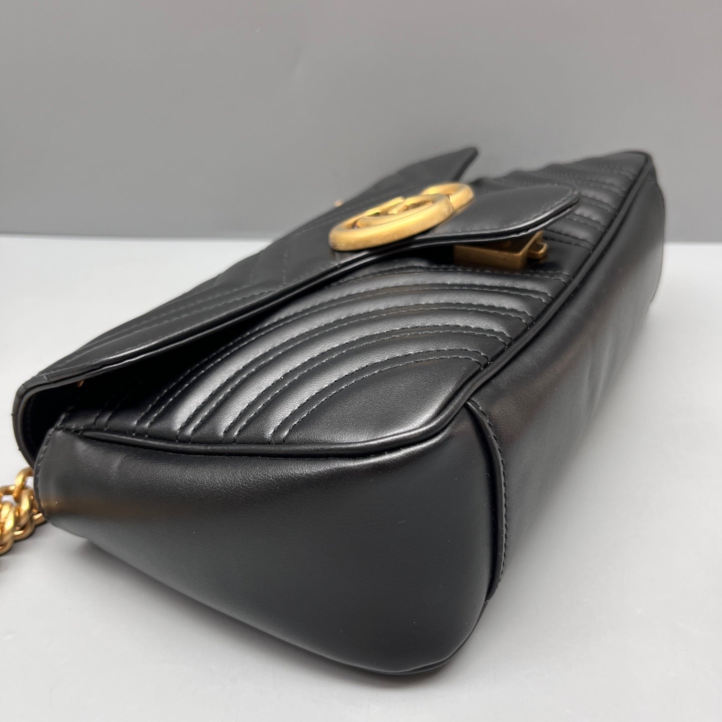 Gucci - Marmont - Leather - Black - (medium)