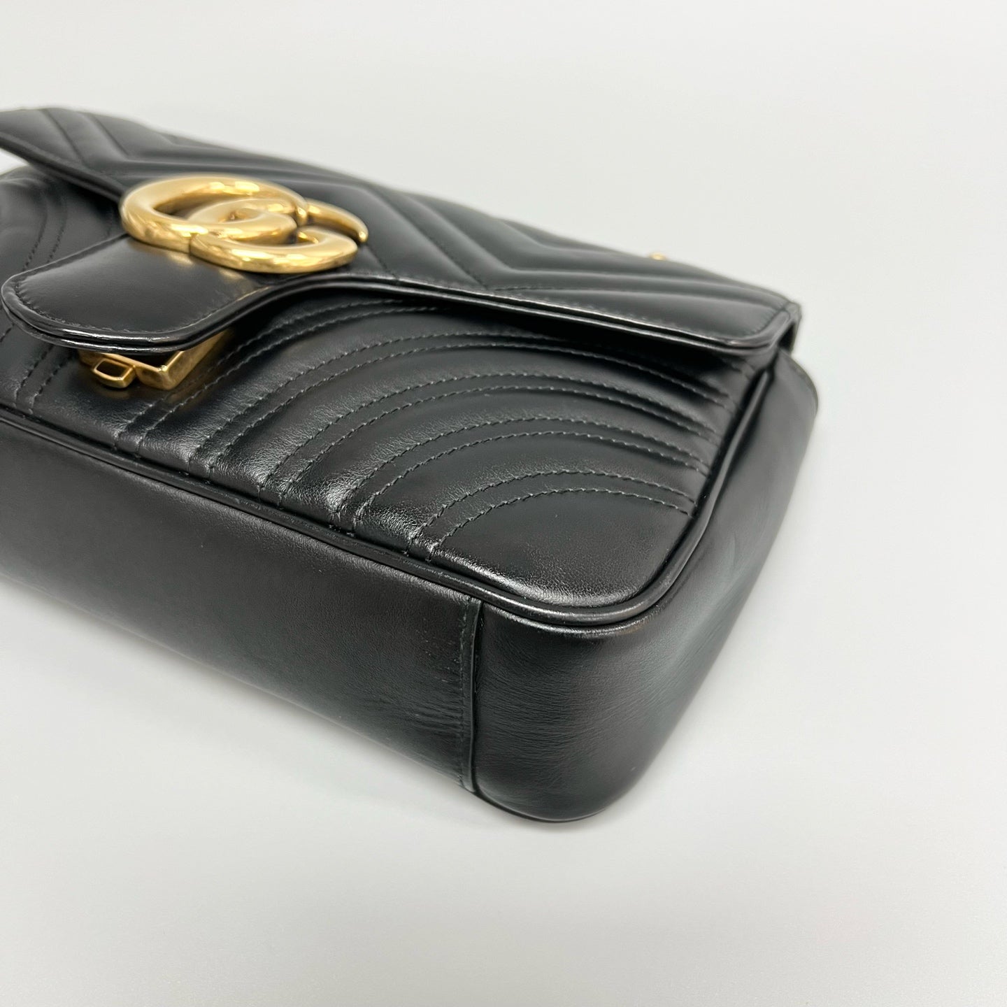 Gucci - Marmont - Leather - Black - (medium)