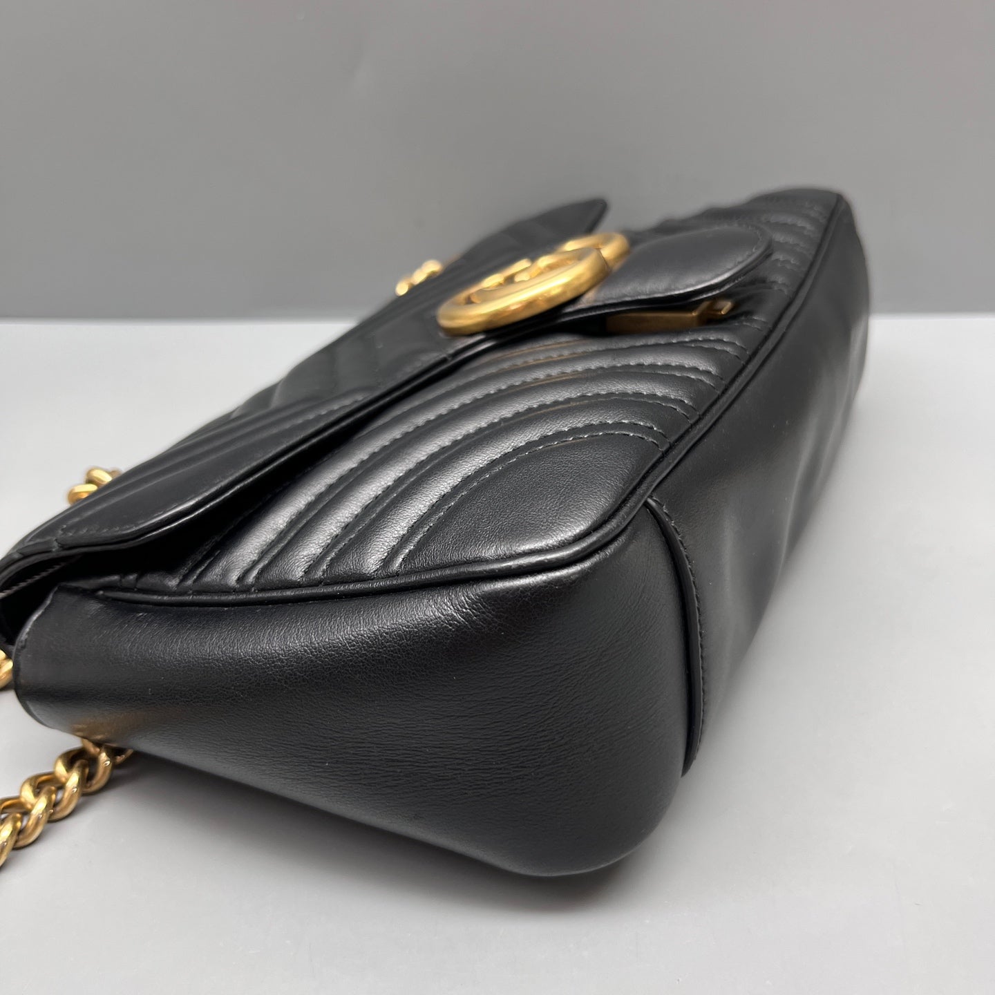 Gucci - Marmont - Leather - Black - (medium)