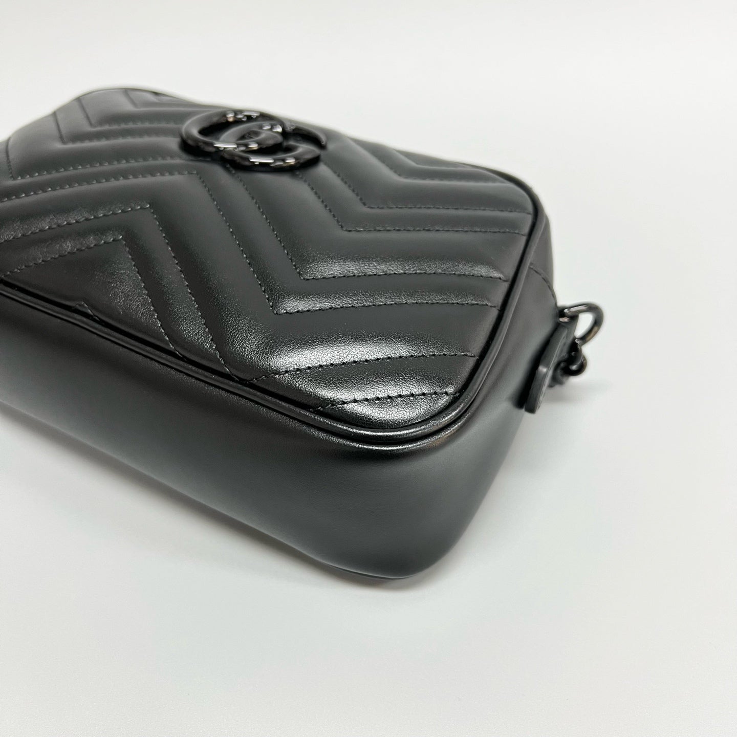 Gucci - Marmont - Leather - Black - (medium)
