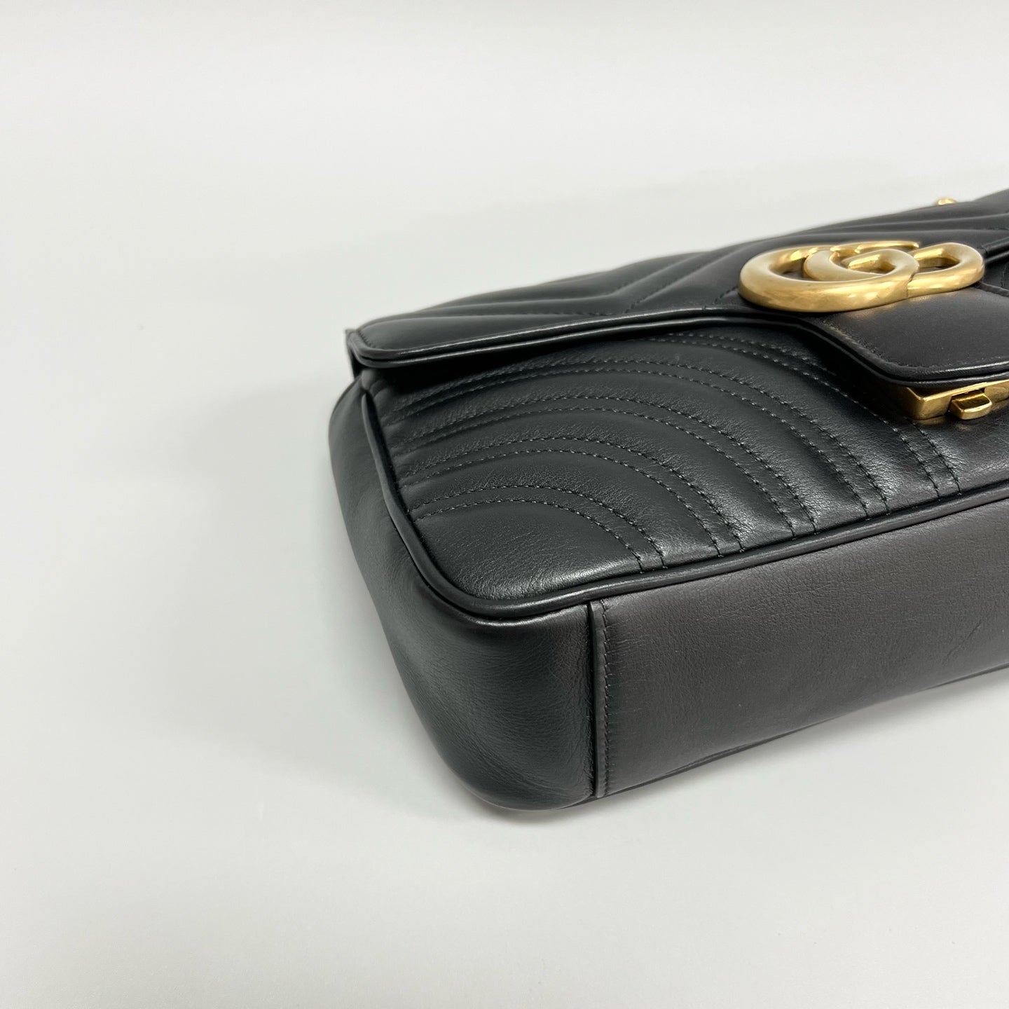 Gucci - Marmont - Leather - Black - (medium)