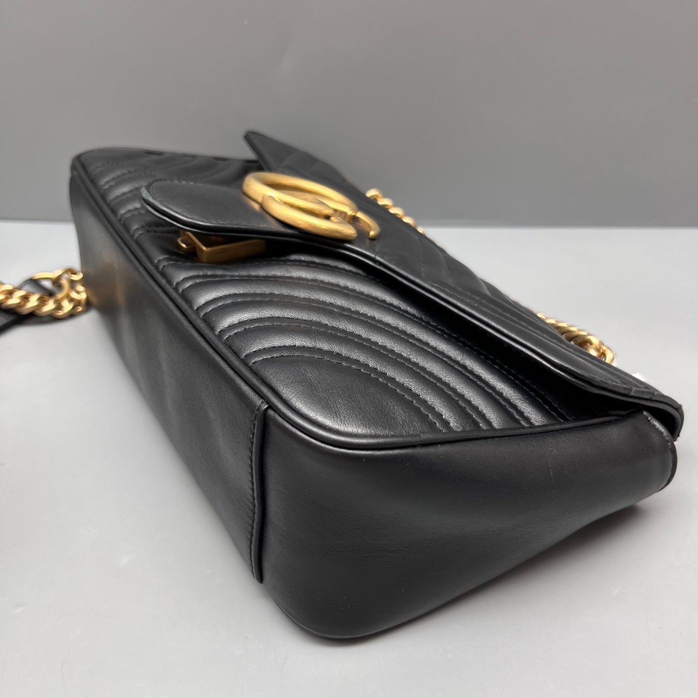 Gucci - Marmont - Leather - Black - (medium)