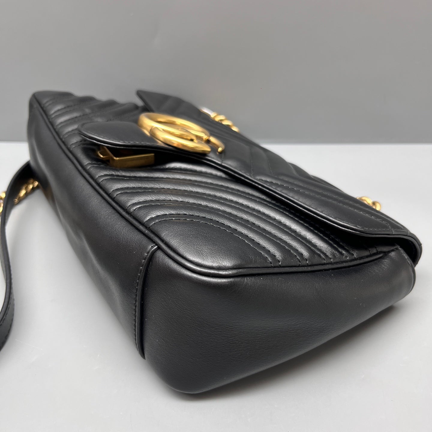 Gucci - Marmont - Leather - Black - (medium)