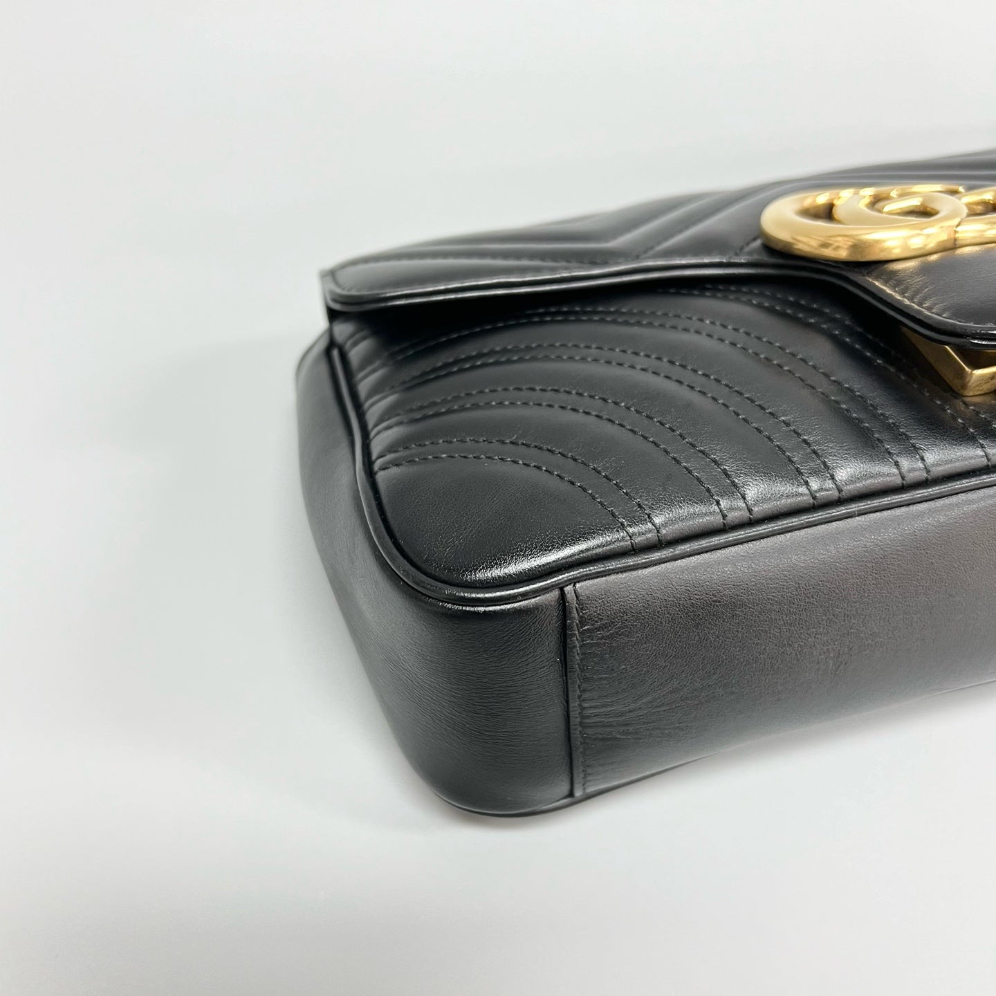 Gucci - Marmont - Leather - Black - (medium)