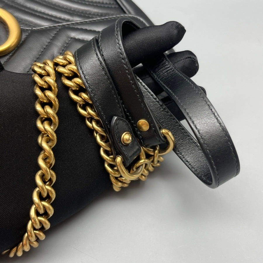 Gucci - Marmont - Leather - Black - (medium)