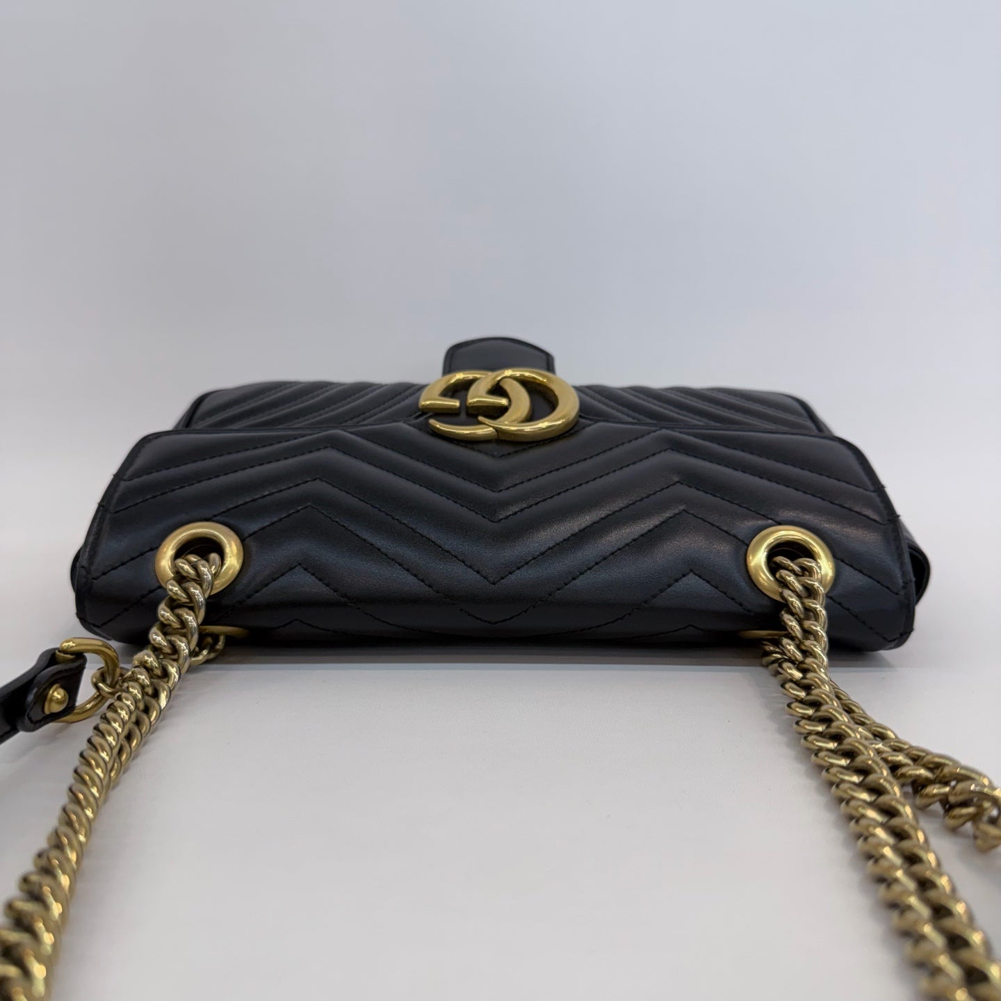 Gucci - Marmont - Leather - Black - (medium)