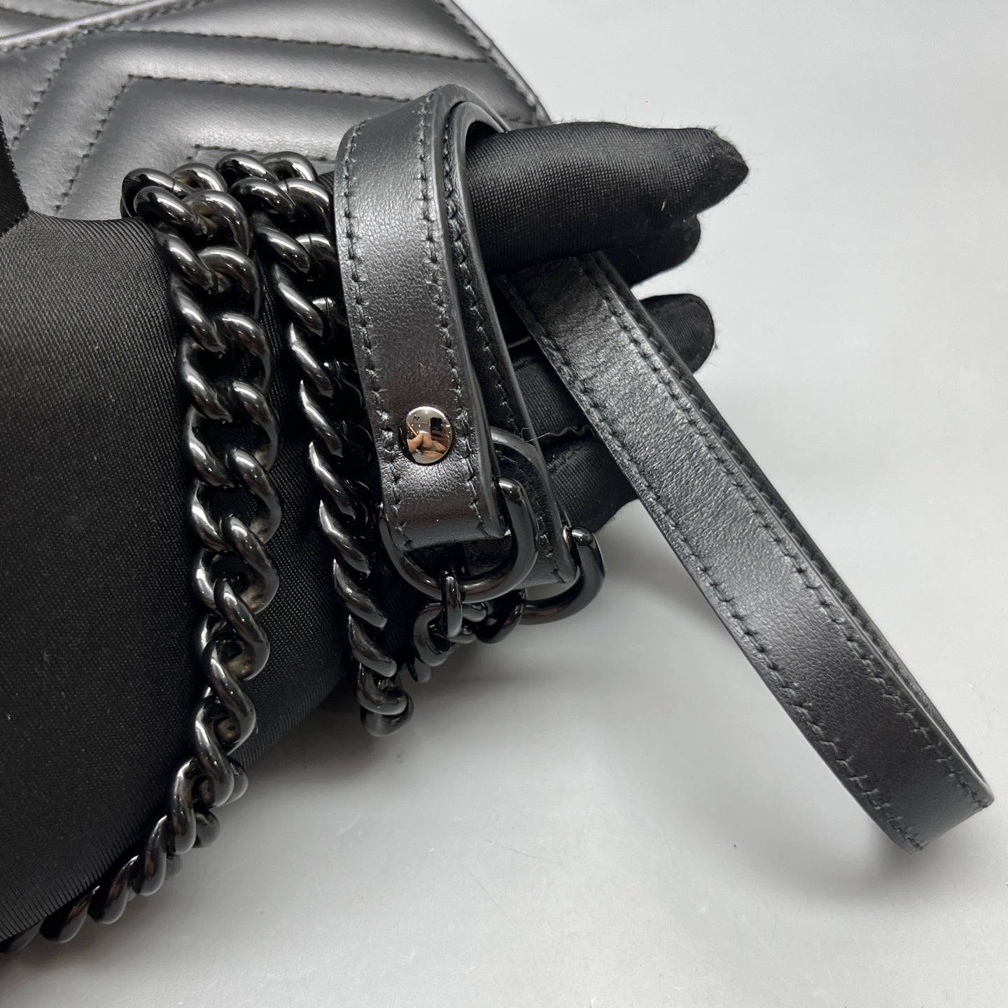Gucci - Marmont - Leather - Black - (medium)