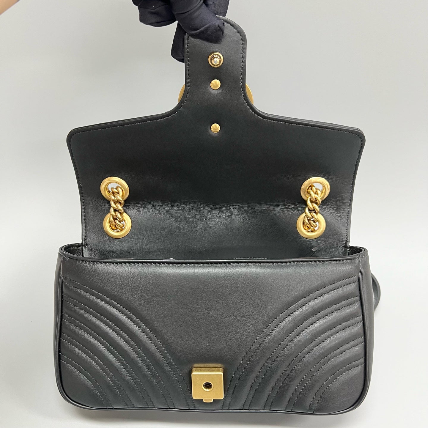 Gucci - Marmont - Leather - Black - (medium)