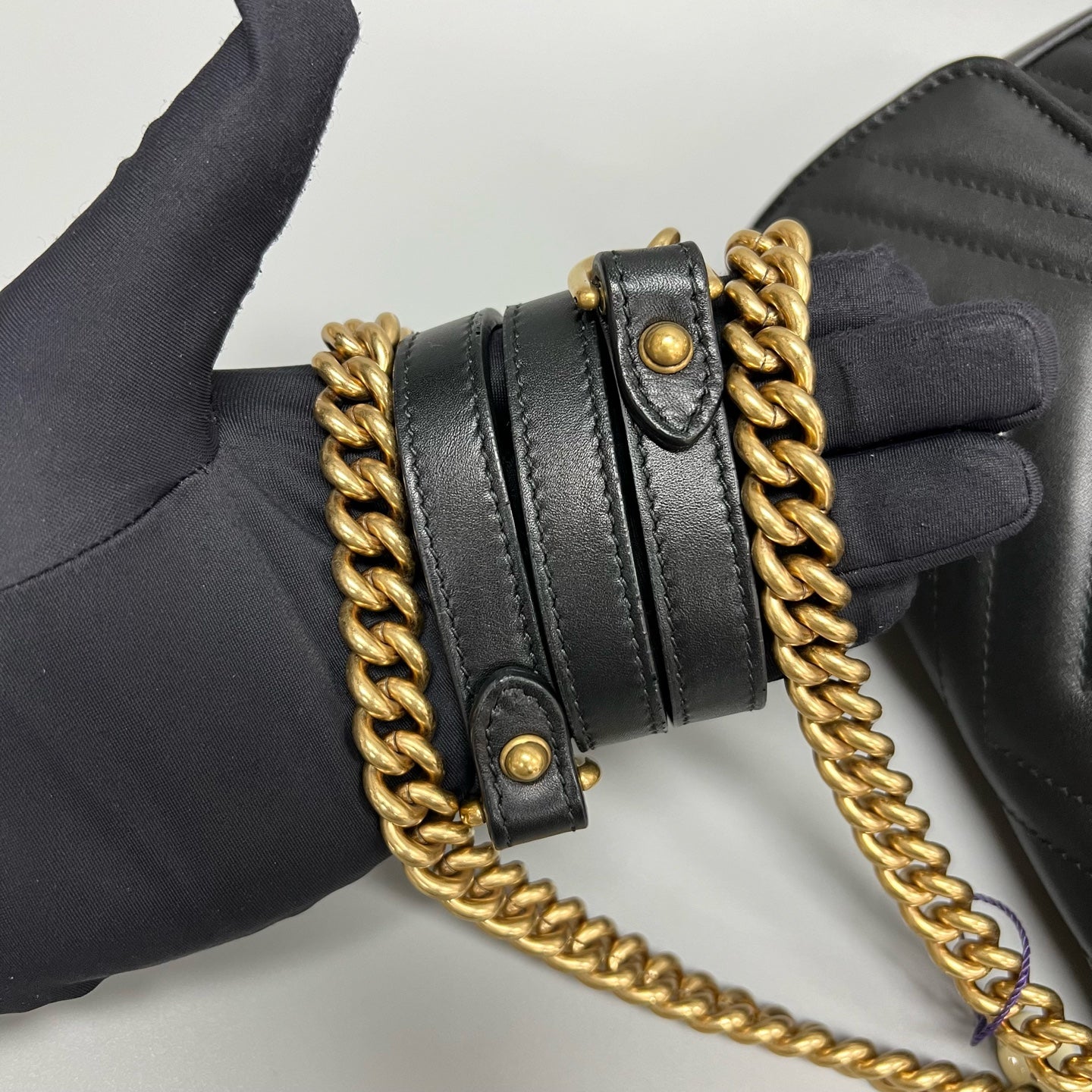 Gucci - Marmont - Leather - Black - (medium)