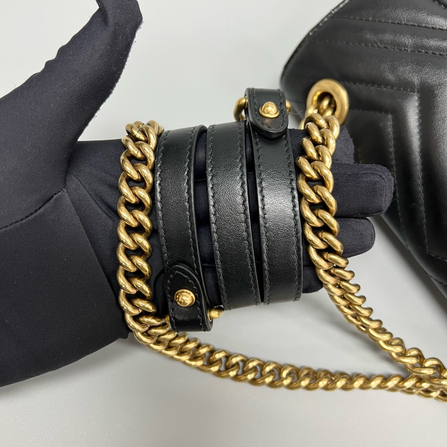 Gucci - Marmont - Leather - Black - (medium)