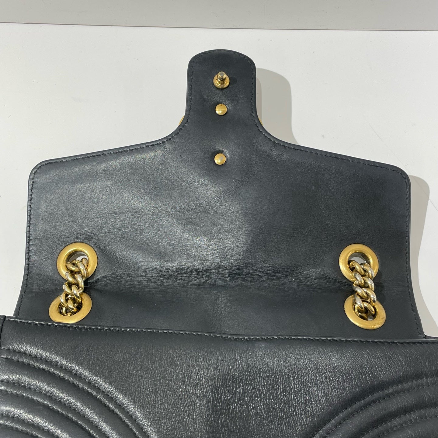 Gucci - Marmont - Leather - Black - (medium)
