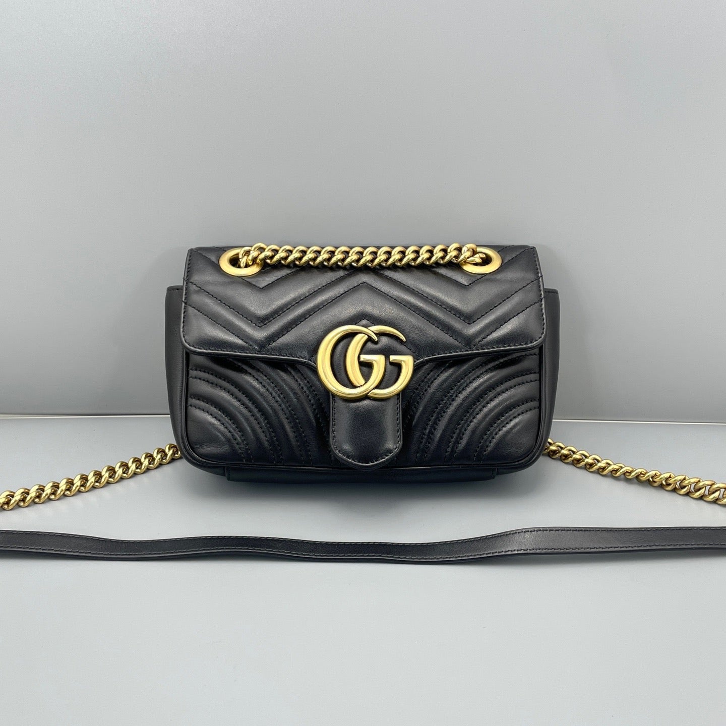 Gucci - Marmont - Leather - Black - (Mini)