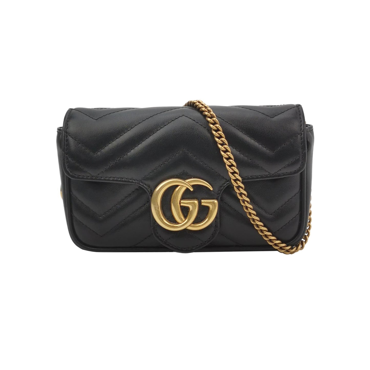 Gucci - Marmont - Leather - Black - (mini)