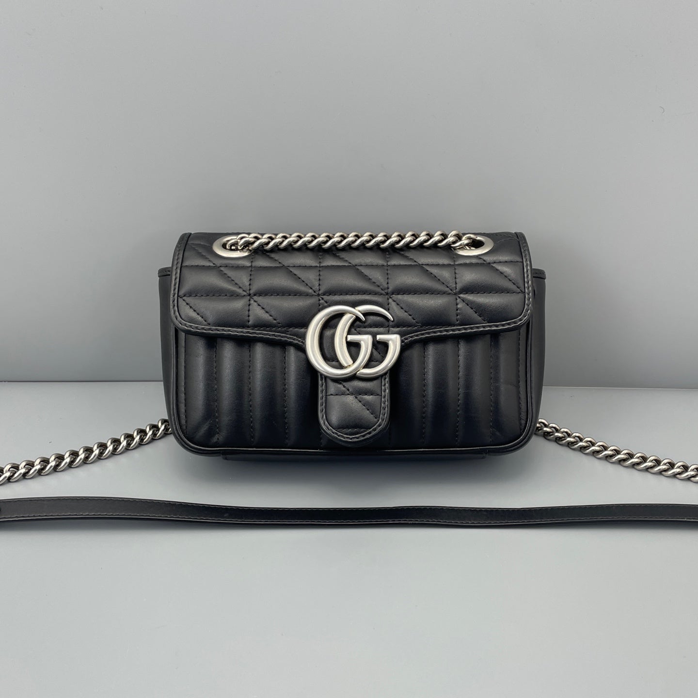 Gucci - Marmont - Leather - Black - (mini)