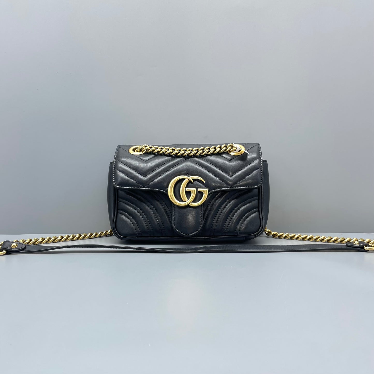 Gucci - Marmont - Leather - Black - (mini)