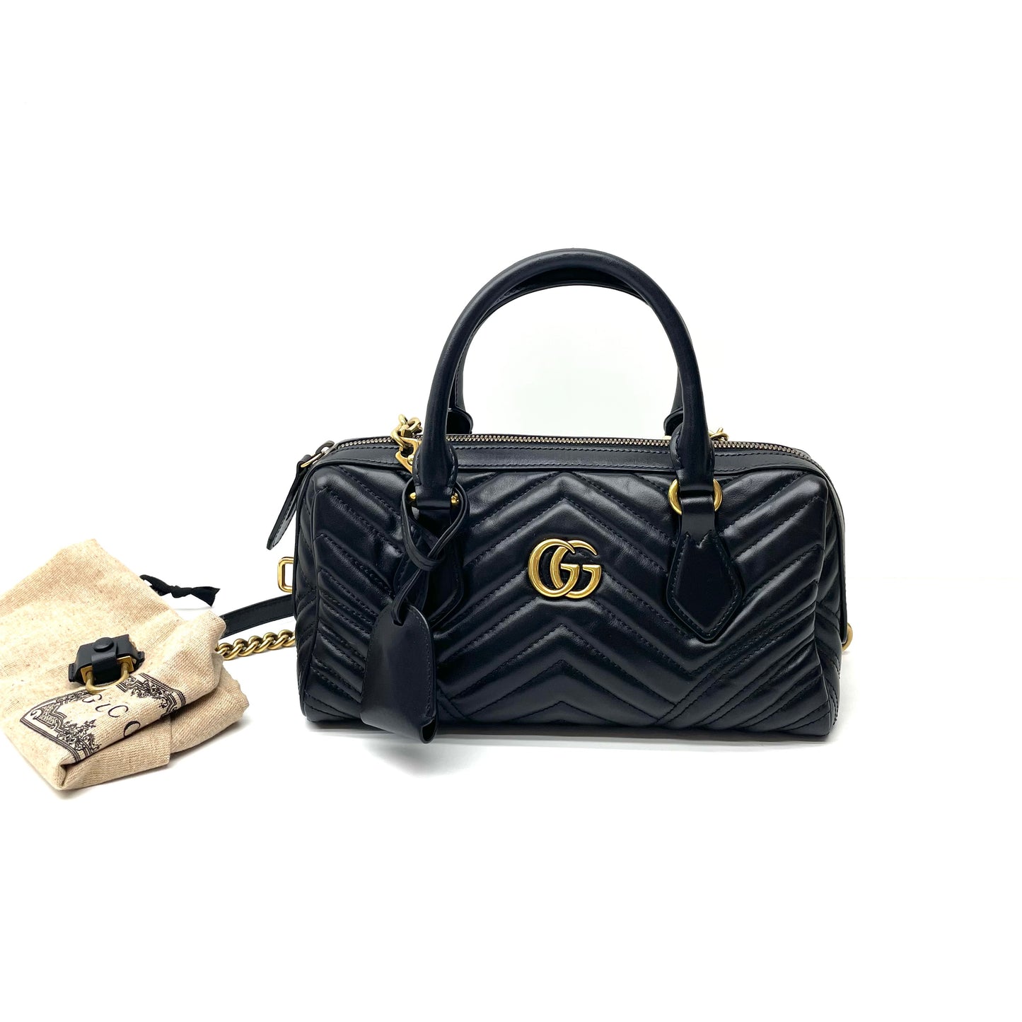Gucci - Marmont - Leather - Black - (mini)
