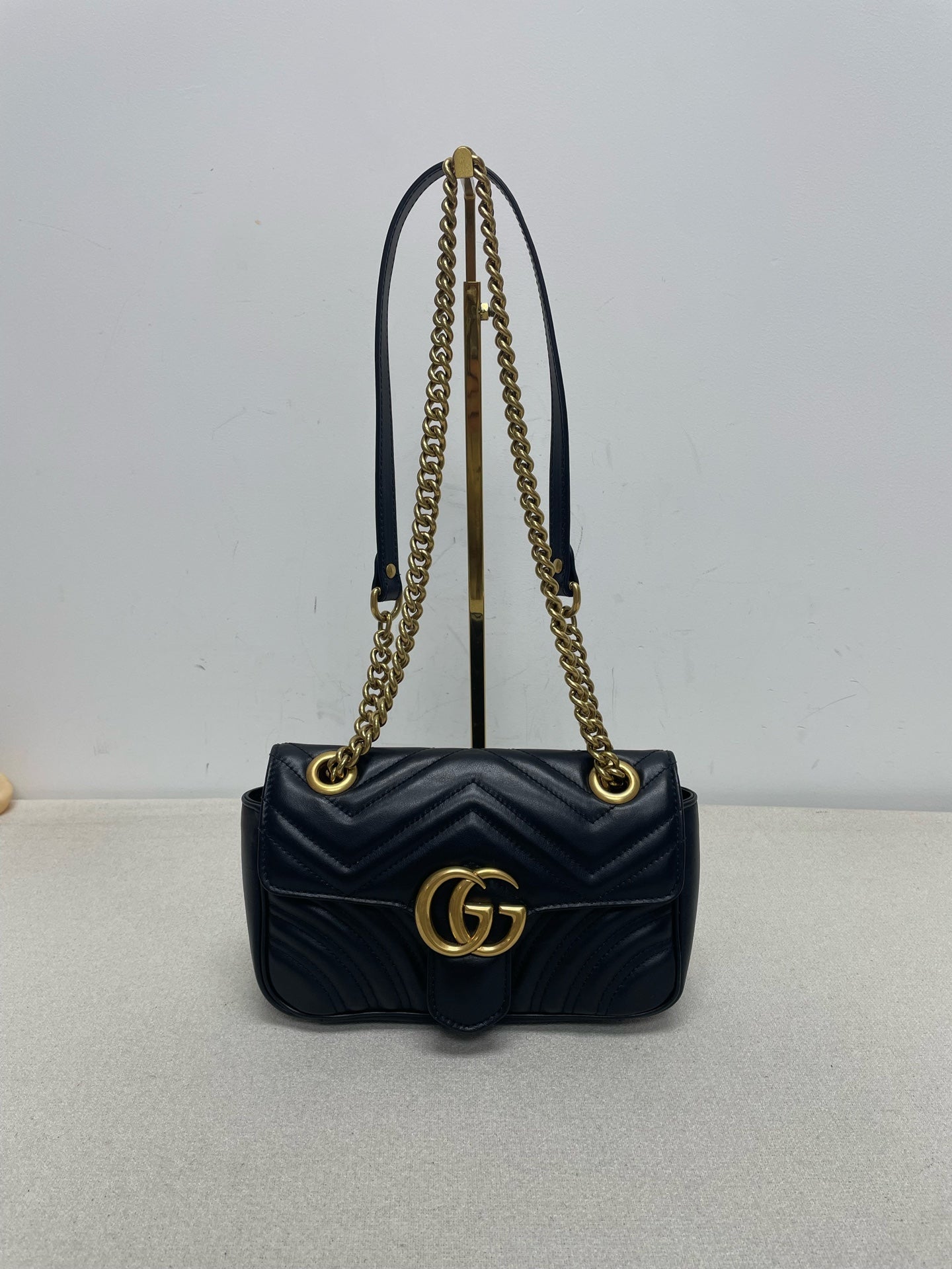Gucci - Marmont - Leather - Black - (mini)