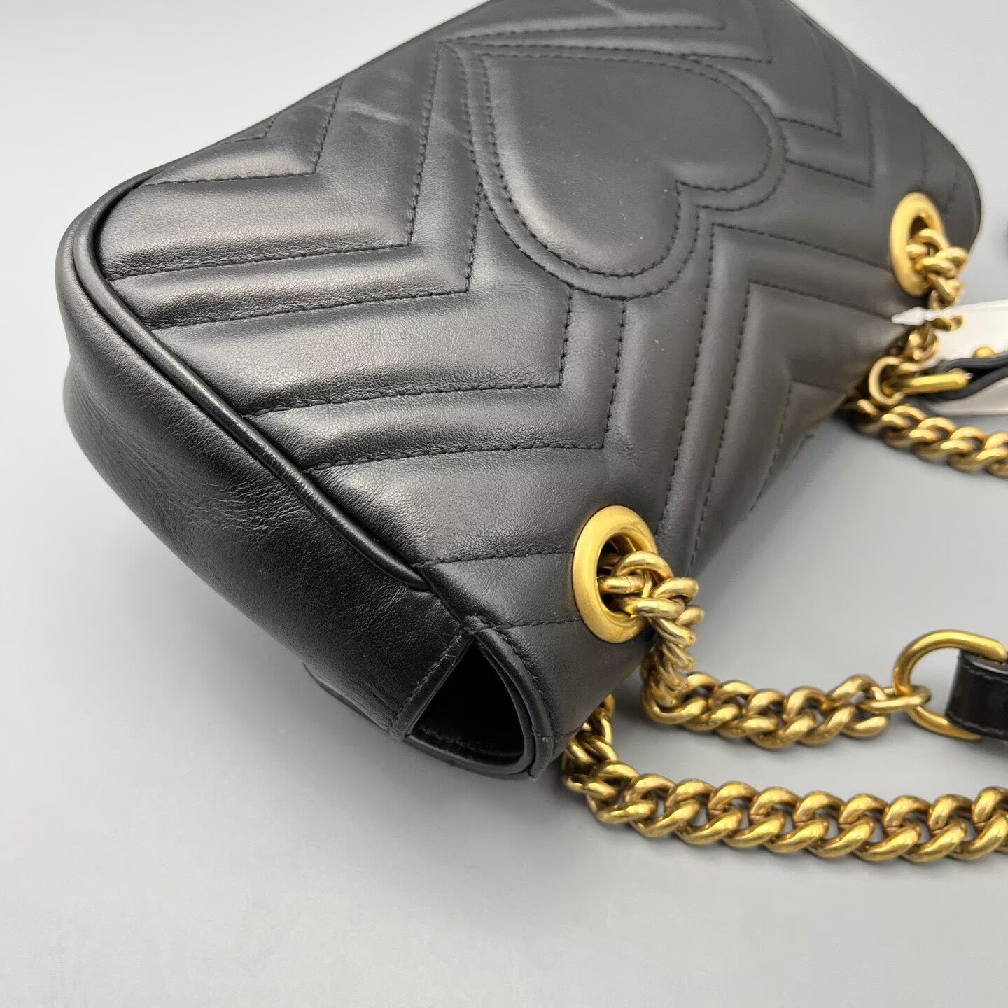 Gucci - Marmont - Leather - Black - (mini)