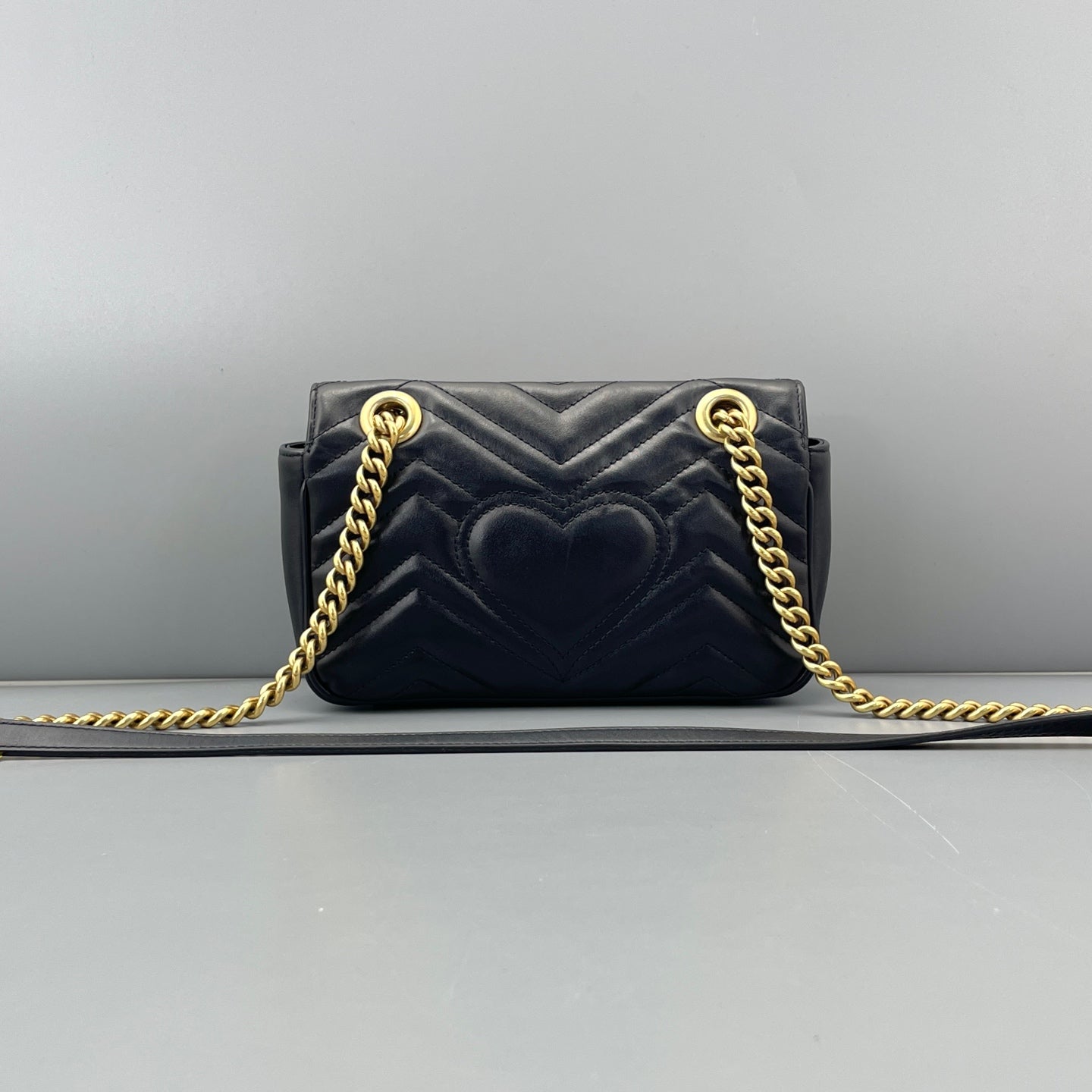 Gucci - Marmont - Leather - Black - (mini)