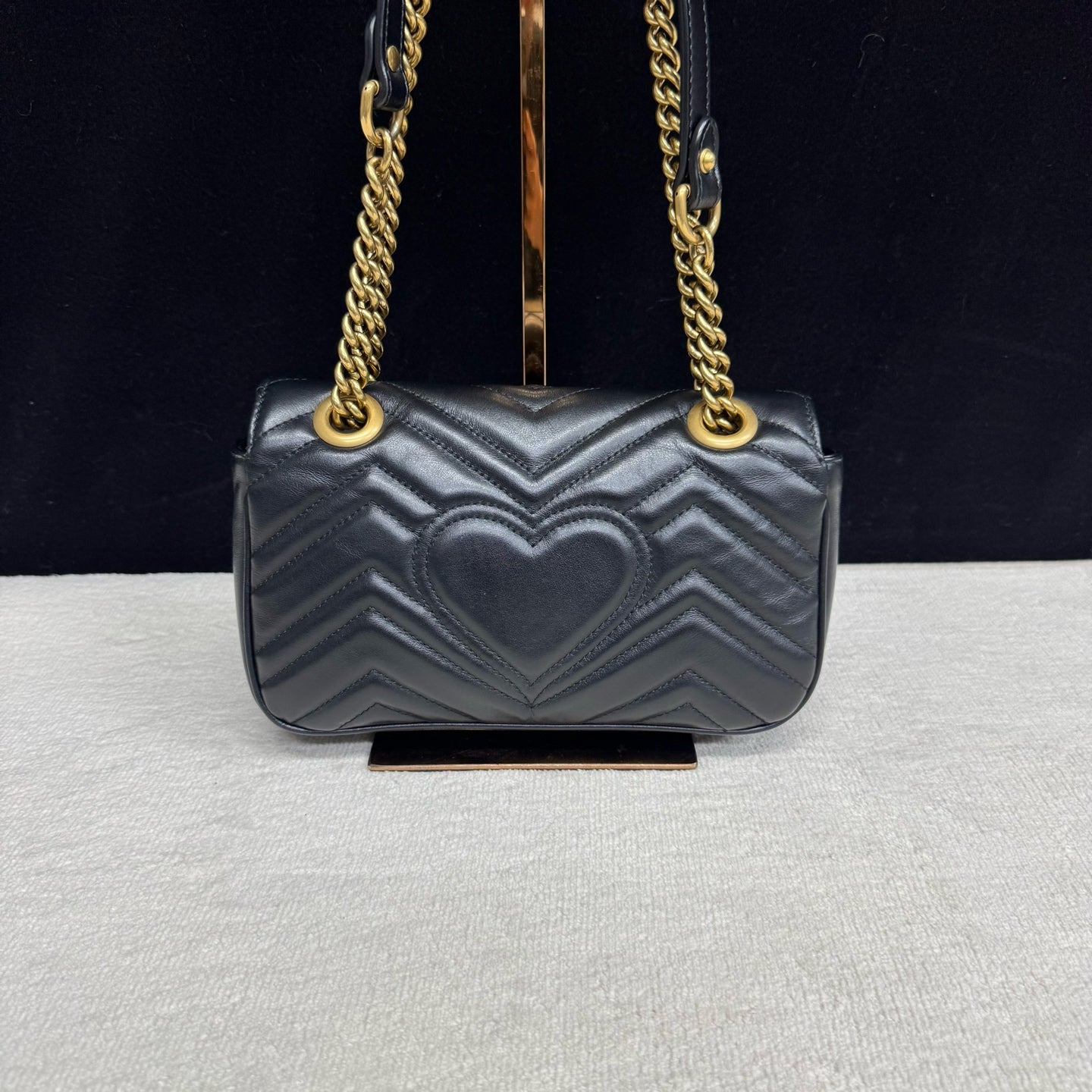 Gucci - Marmont - Leather - Black - (mini)
