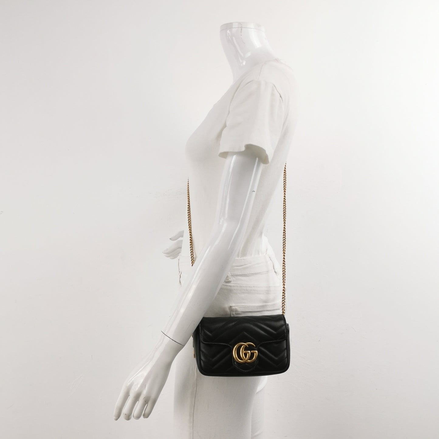 Gucci - Marmont - Leather - Black - (mini)
