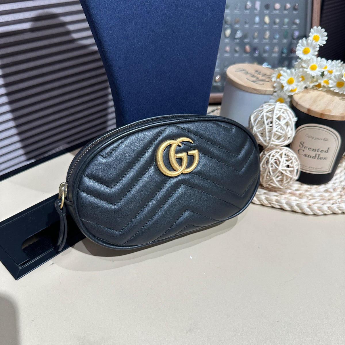 Gucci - Marmont - Leather - Black - (mini)