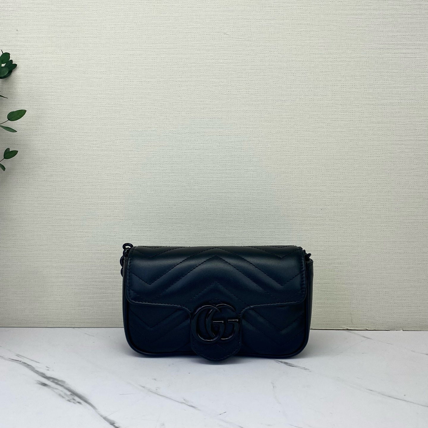 Gucci - Marmont - Leather - Black - (mini)