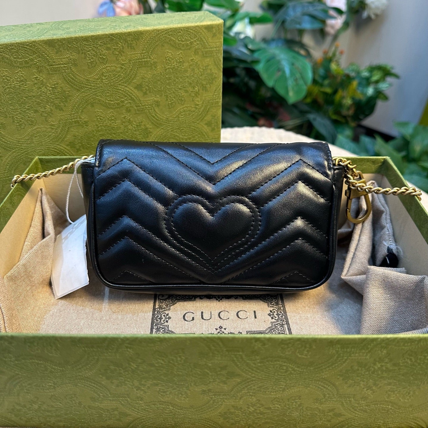 Gucci - Marmont - Leather - Black - (mini)