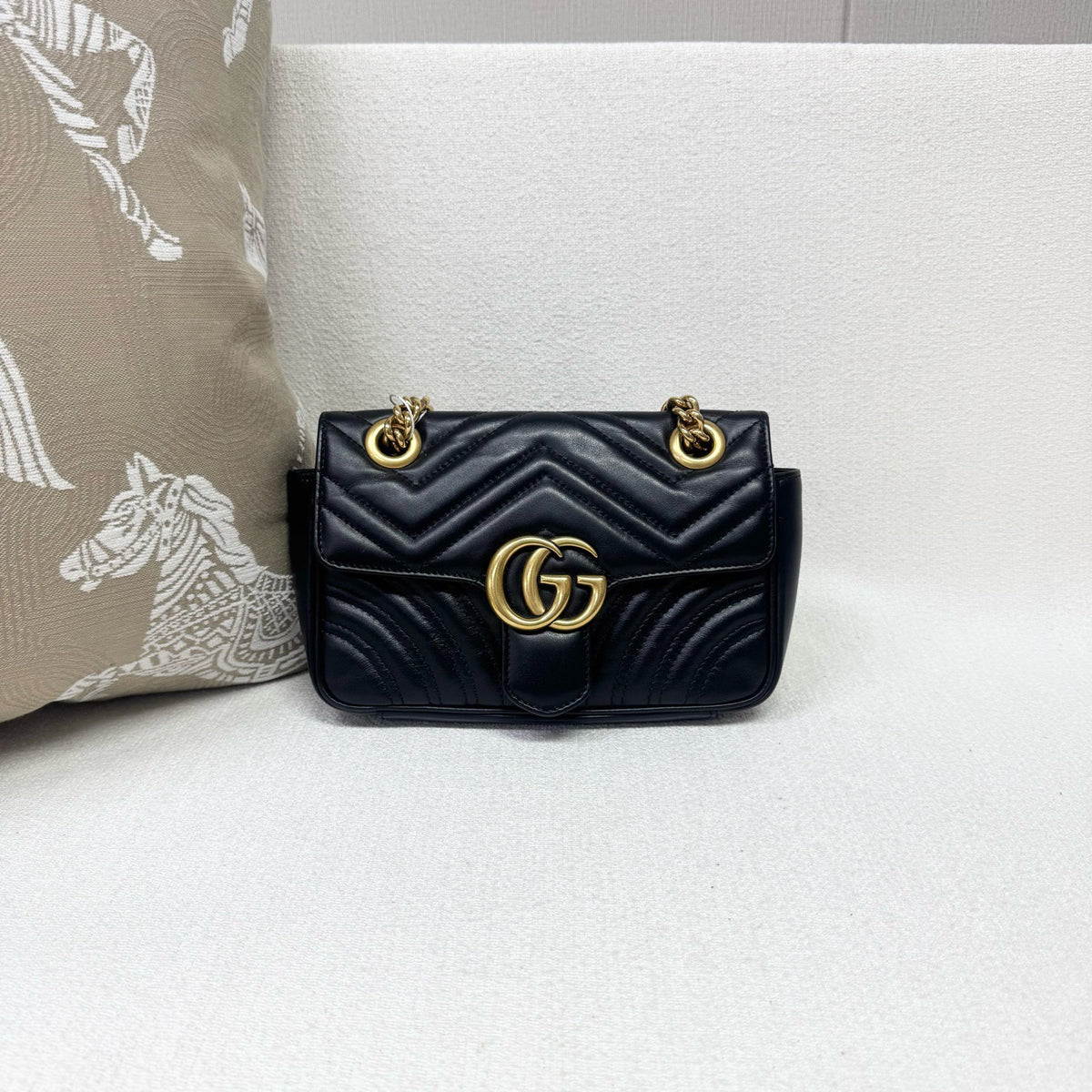 Gucci - Marmont - Leather - Black - (mini)