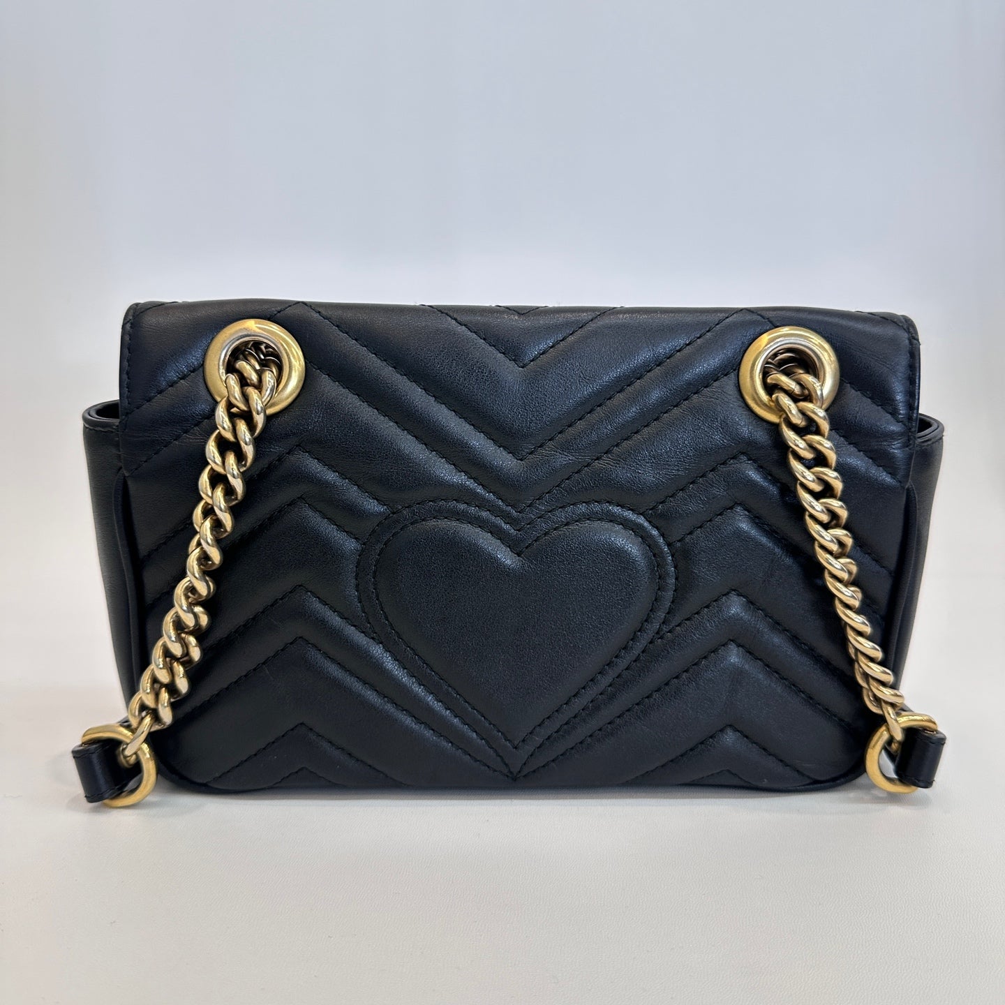 Gucci - Marmont - Leather - Black - (mini)