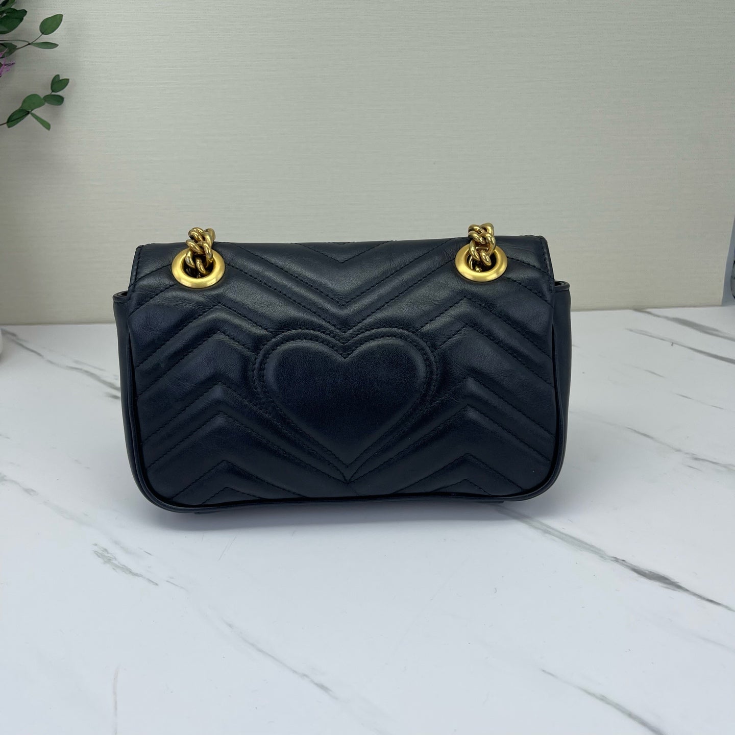 Gucci - Marmont - Leather - Black - (mini)