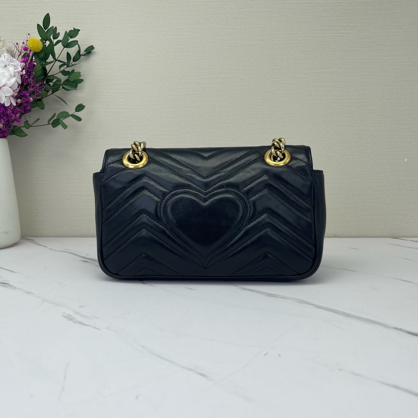 Gucci - Marmont - Leather - Black - (mini)
