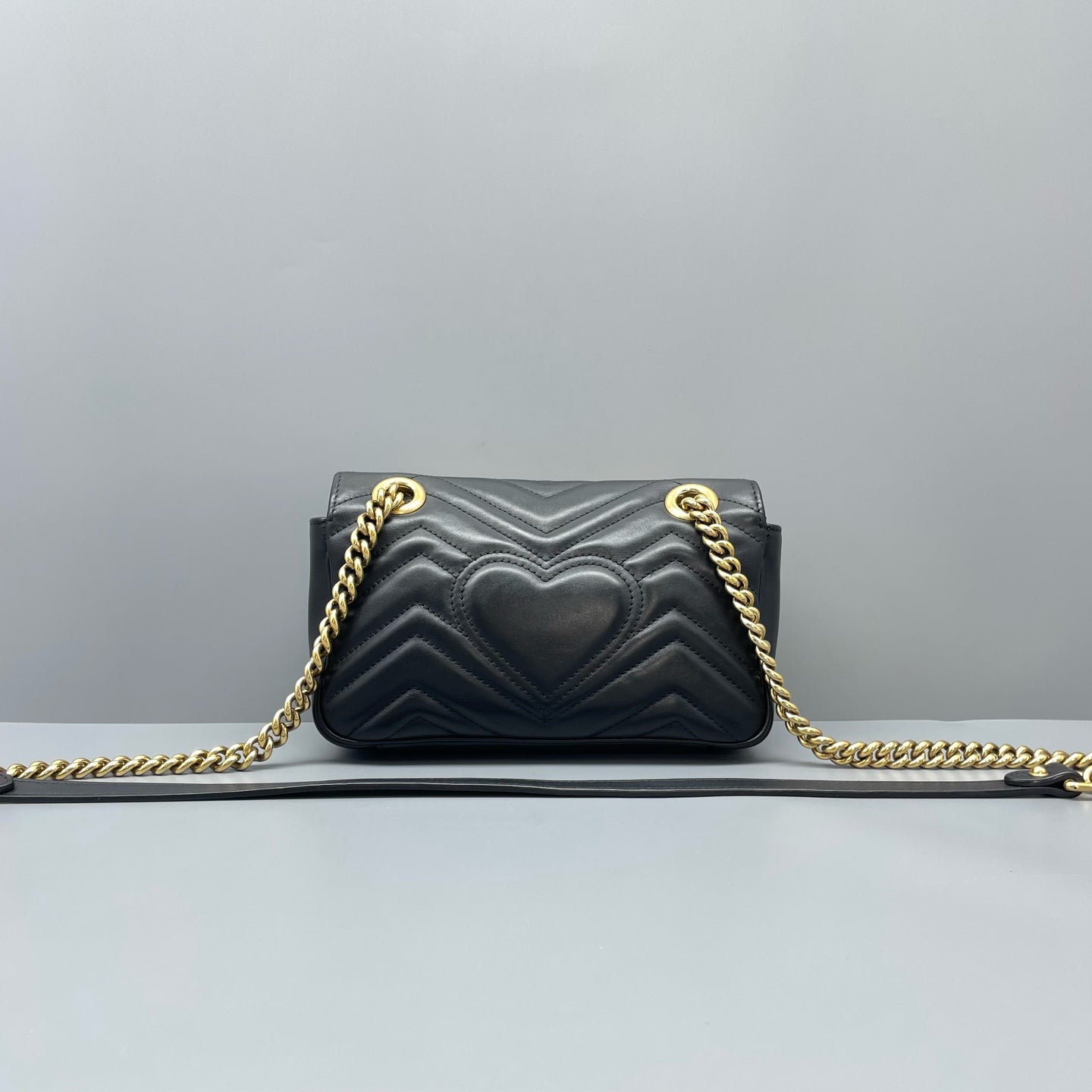 Gucci - Marmont - Leather - Black - (mini)
